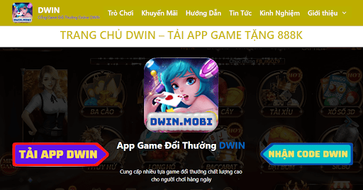 Game bài giải trí hàng đầu Việt Nam Game bài DWIN