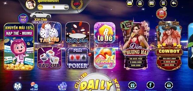 Kho game đồ sộ hội tụ tại X29 Club